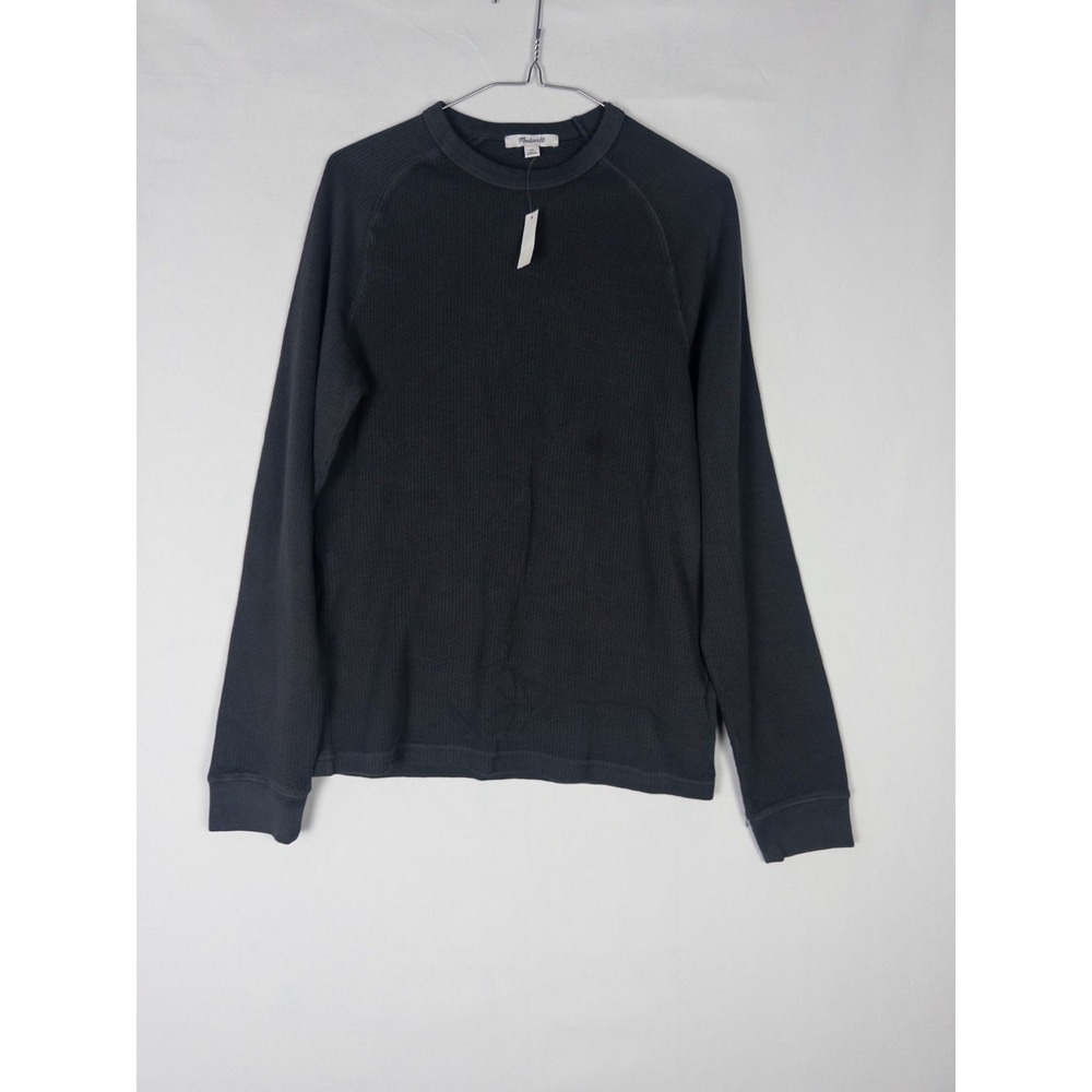 NWT‎ Madewell Womens Sweater XS Heather Gray Pullover Solid Knit Cotton